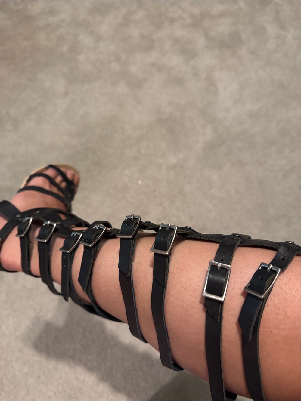 Moonstar Gladiator Leather sandals